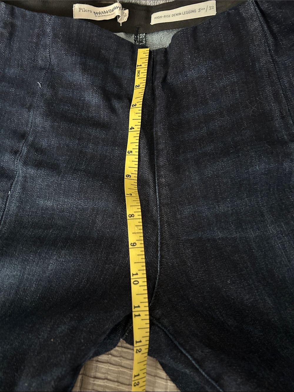 Pilcro Dark Indigo High-Rise Jeggings - Picture 6 of 7